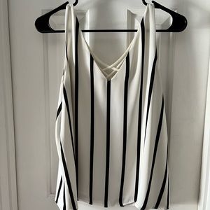 EXPRESS Striped blouse tank top